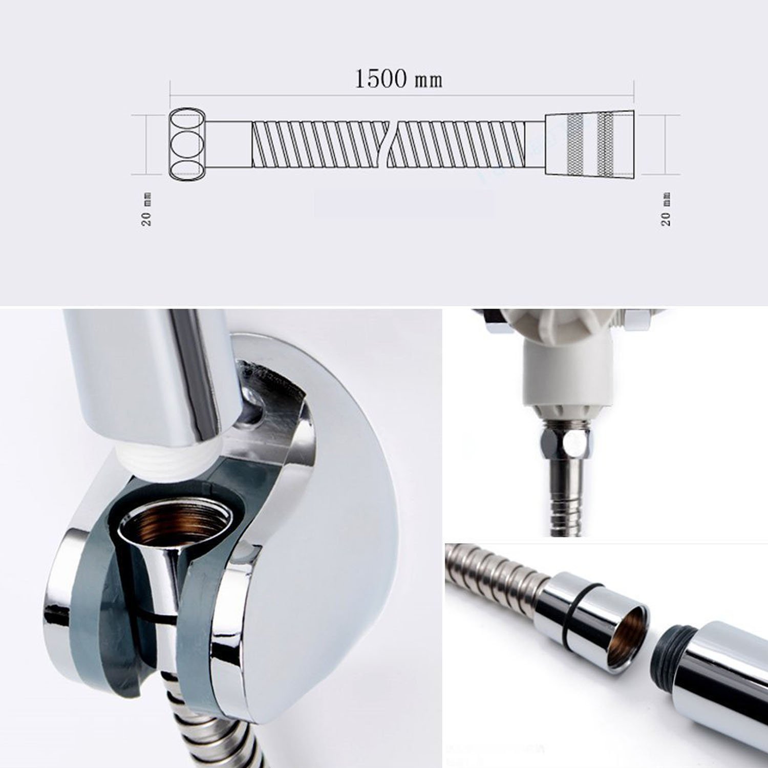 Shower Tube Light for Health Faucet  1 Mtr