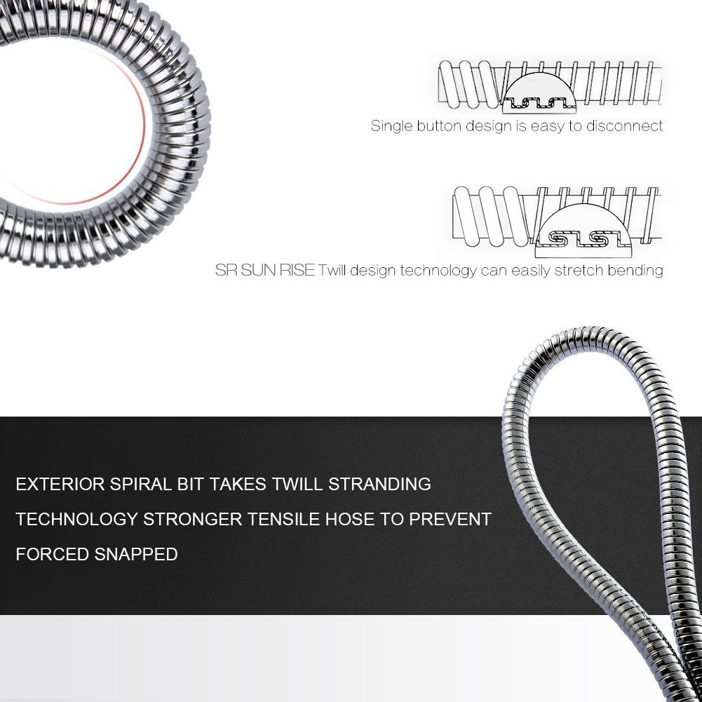 Shower Tube Light for Health Faucet  1 Mtr