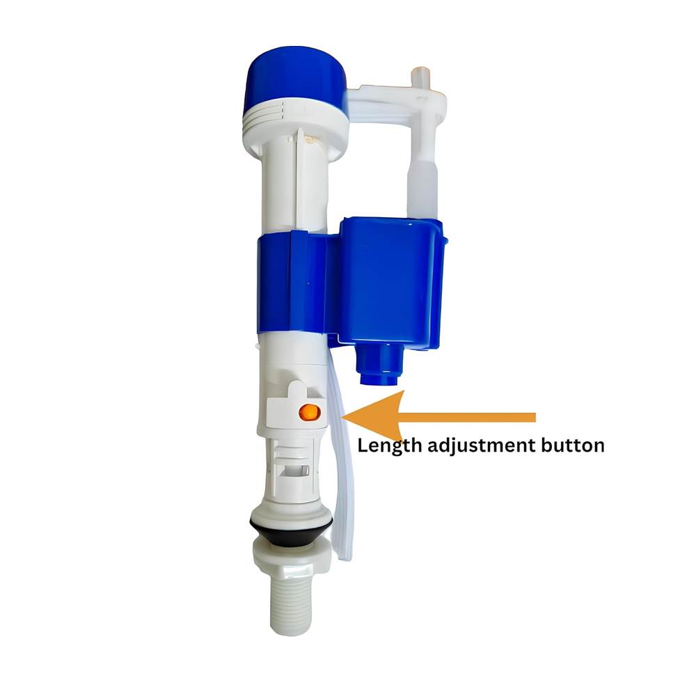 Elegant Toilet Flush Tank Fill Valve Ball Cock Adjustable | Tank Repair Fitting Kit Siphon Ball Suitable for 1 & 2 Pc Toilet Commodes-1Pc