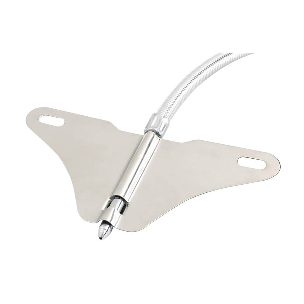 Stainless Steel Butterfly Jet Spray for Toilet/Bidet – 1 Meter Heavy PVC Hose, Hands-Free Operation With Mounting Bracket Pack Of 1 Pcs.