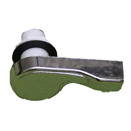 PVC Cistern Handle with C.P Knob | Durable Toilet Flush Handle Replacement | Solid Weight Material | Universal Fit for Easy Installation | Reliable Flush Performance for Toilets