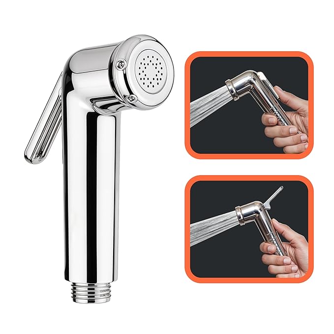 Health Faucet Set with Shower Tube Pullout High Pressure Shower Tube Leek Proof, Hook, Fix bolt