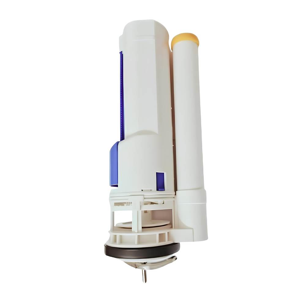 Dual Siphon-Flush Valve/Cistern Fitting/Siphon Fitting for Commode/Floor mounted Toilet Lid operated Toilet Flush/Push Valve/Size 7 inch for 1 Pc