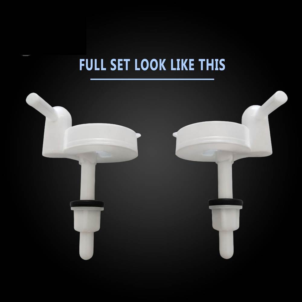 Toilet Seat Cover Hinges – Hindware Type | Round Hinge Replacement for Western Toilets | Durable, Rust-Free & Easy Installation | White