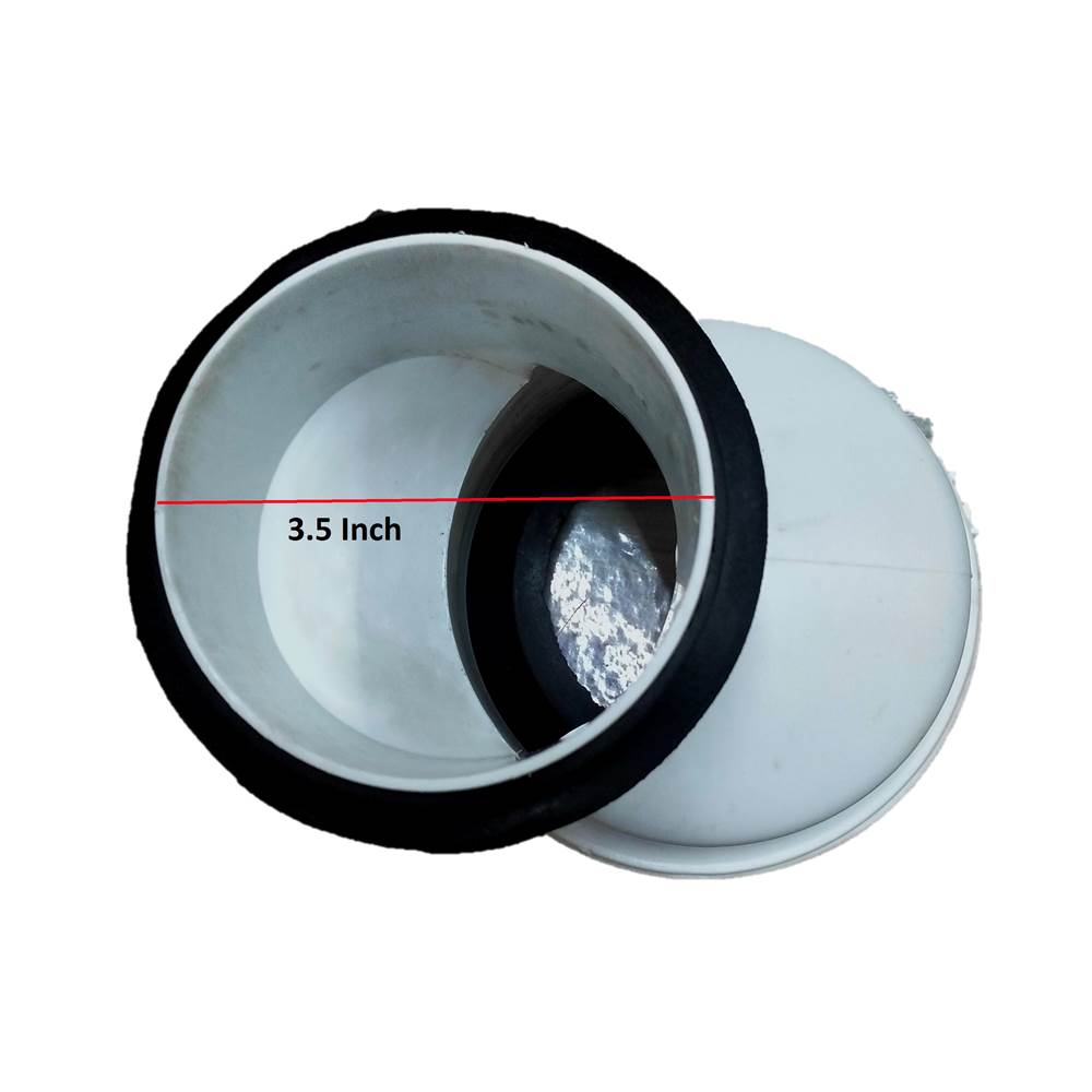 Flexible Offset WC Pan Connector - Commode Pipe Connector for Easy Installation, Durable Toilet Pipe Connector with Rubber Seal, 110 mm / 4 Inch, White - 1 Pcs (OFFSET PAN CONNECTOR)