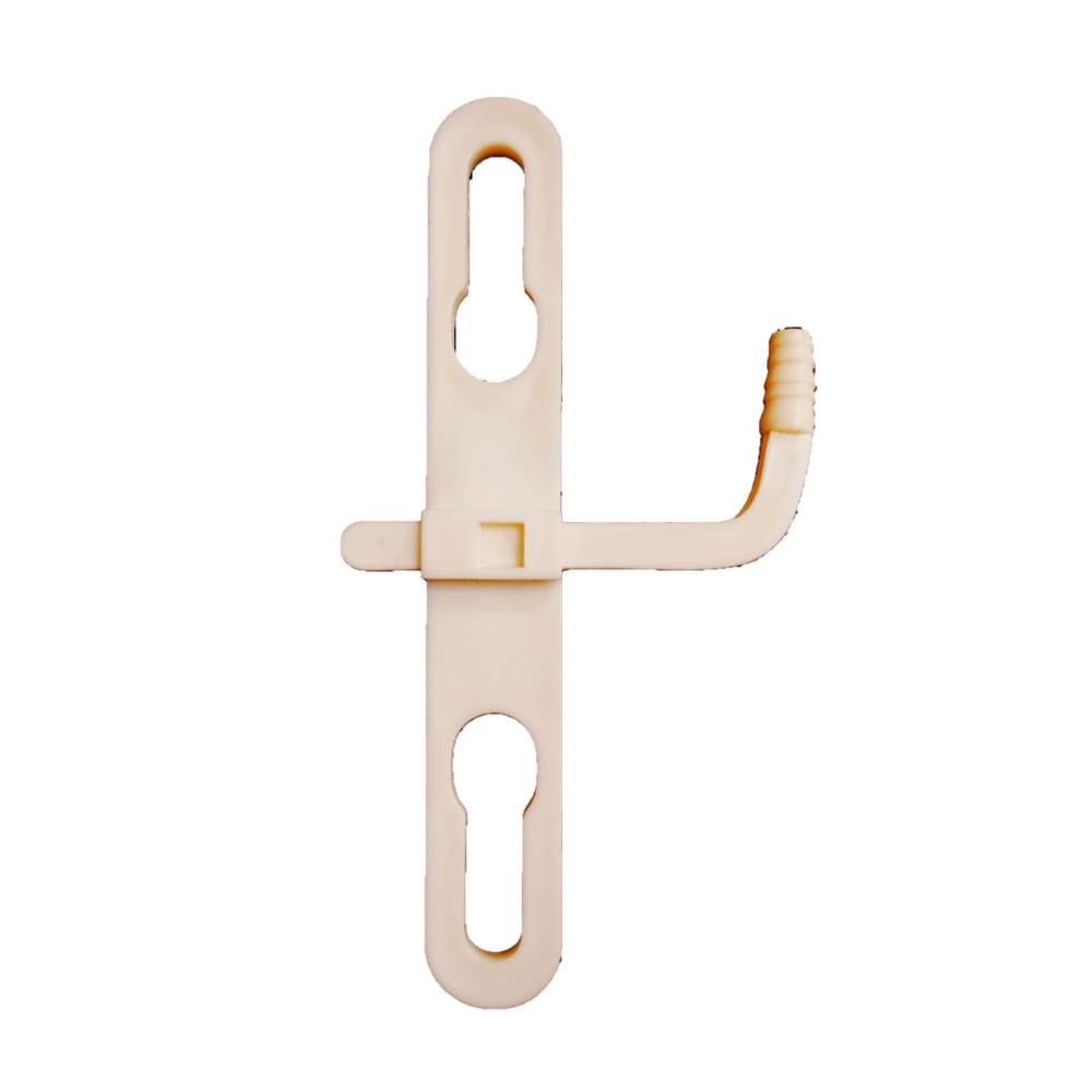 L - Type Seat Mounted Toilet Jet Spray with 1 Meter Tube | PTMT Plastic High Pressure Jet Spray for Commode | Seat Mounted Design for Easy Toilet Hygiene and Daily Bathroom Use - (Ivory)