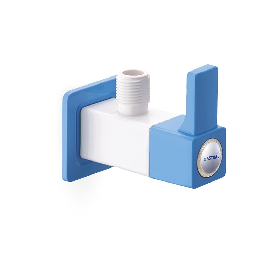 PTMT Angle Valve 20mm | Hot & Cold PTMT Angle Cock | Heavy-Duty, Unbreakable, Rust-Free | Ideal for Bathroom, Basin, Geyser & Toilet