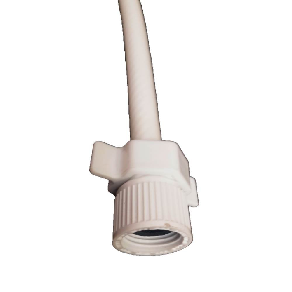 PTMT Heavy Duty Connection Pipe |White | Hose Pipe Suitable for Countertop Faucets| Pipe For Basins and Sinks, Geysers & Flush Tanks | Bathroom Accessories