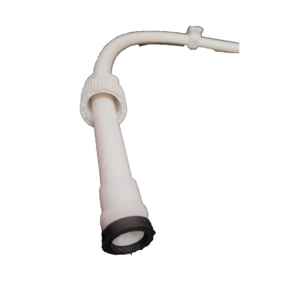 PTMT Heavy Duty Connection Pipe |White | Hose Pipe Suitable for Countertop Faucets| Pipe For Basins and Sinks, Geysers & Flush Tanks | Bathroom Accessories