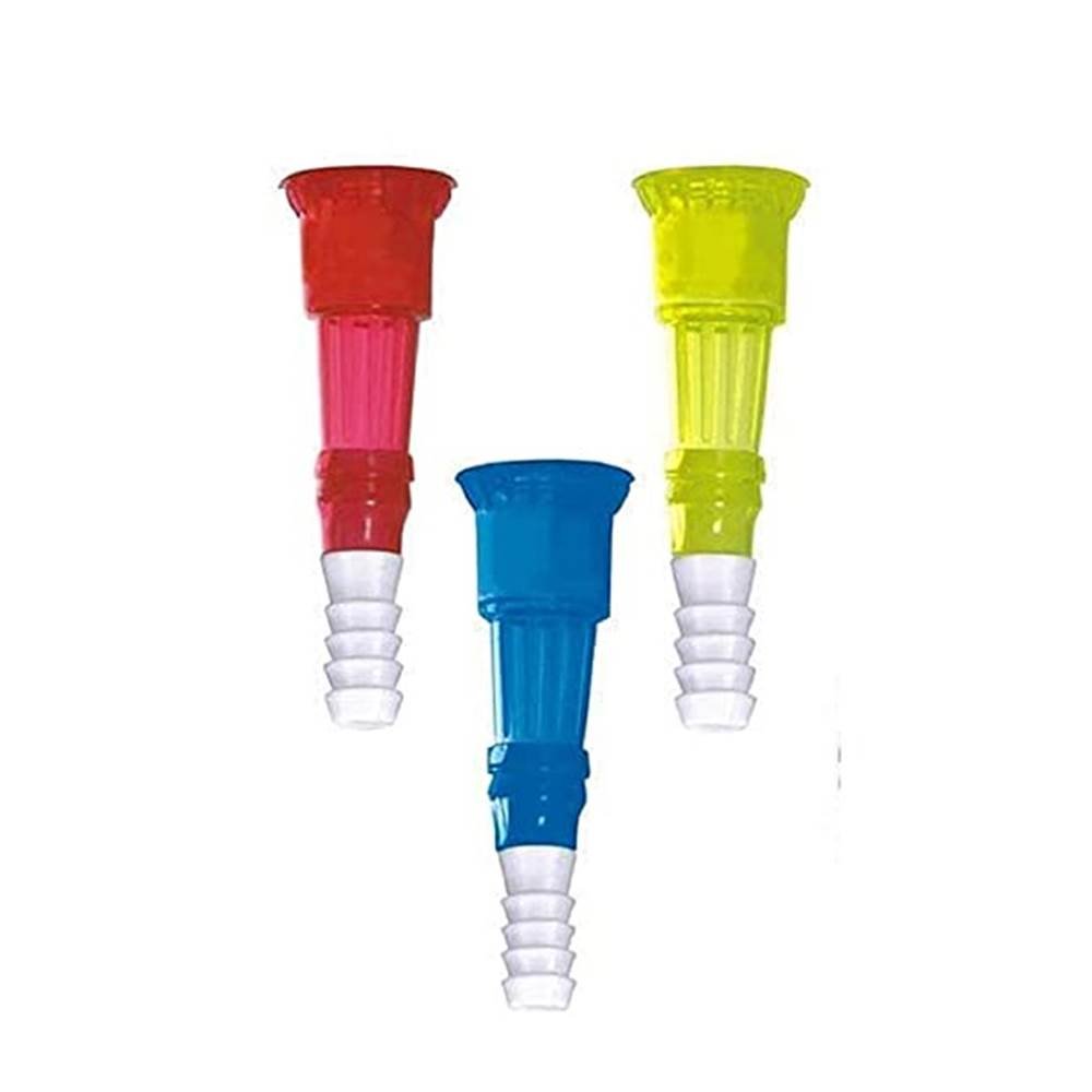 Pipe Plastic Connector PVC Jointer Hose Fast Fitting, for Water tap Joint 1/2 | 0.75 | 1 Inch (Set 5) (Multicolor)