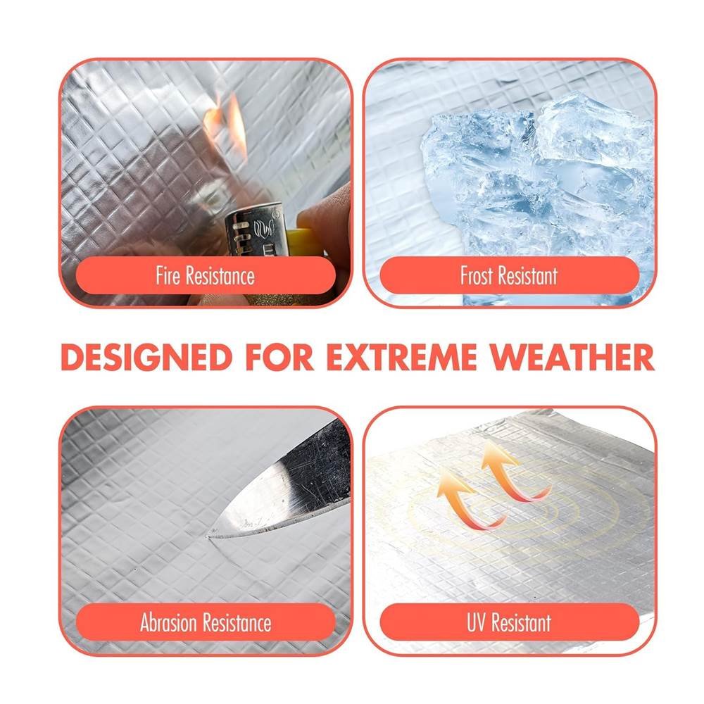 Super Strong Adhesive Waterproof tape Permanent Repair Roof Water Leakage Solution Rubber Foil Suitable for Roof Leak, surface Crack, Window Sill Gap, Boat Sealing, Tank Leak (5CM*5M)