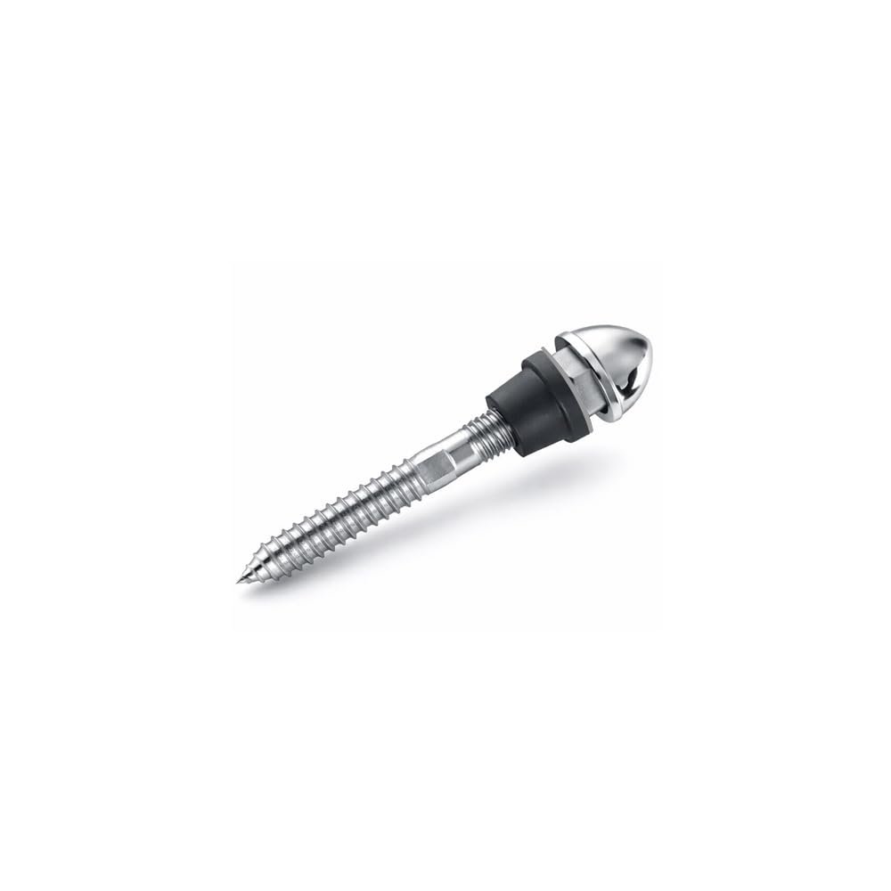 Rack Bolt Screw Pair with ABS Cap - Mild Steel - Thread Size 16mm (5/8") - Length 160mm (6-1/4") - Chrome Plated Finish,solution for securely attaching your toilet seat