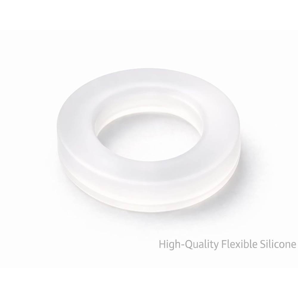 2 Pcs Pack Connection Pipe Washer | Leak Proof Flexible Seal Ring for PTMT Tap, Angle Valve & Flush Tank