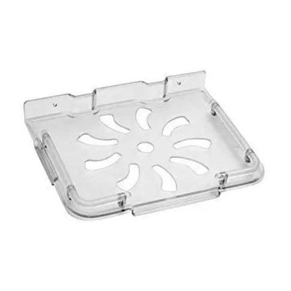 Unbreakable Setup Box Tray/Shelf (White) for Multipurpose Use Plastic Wall Shelf (Set of 1)