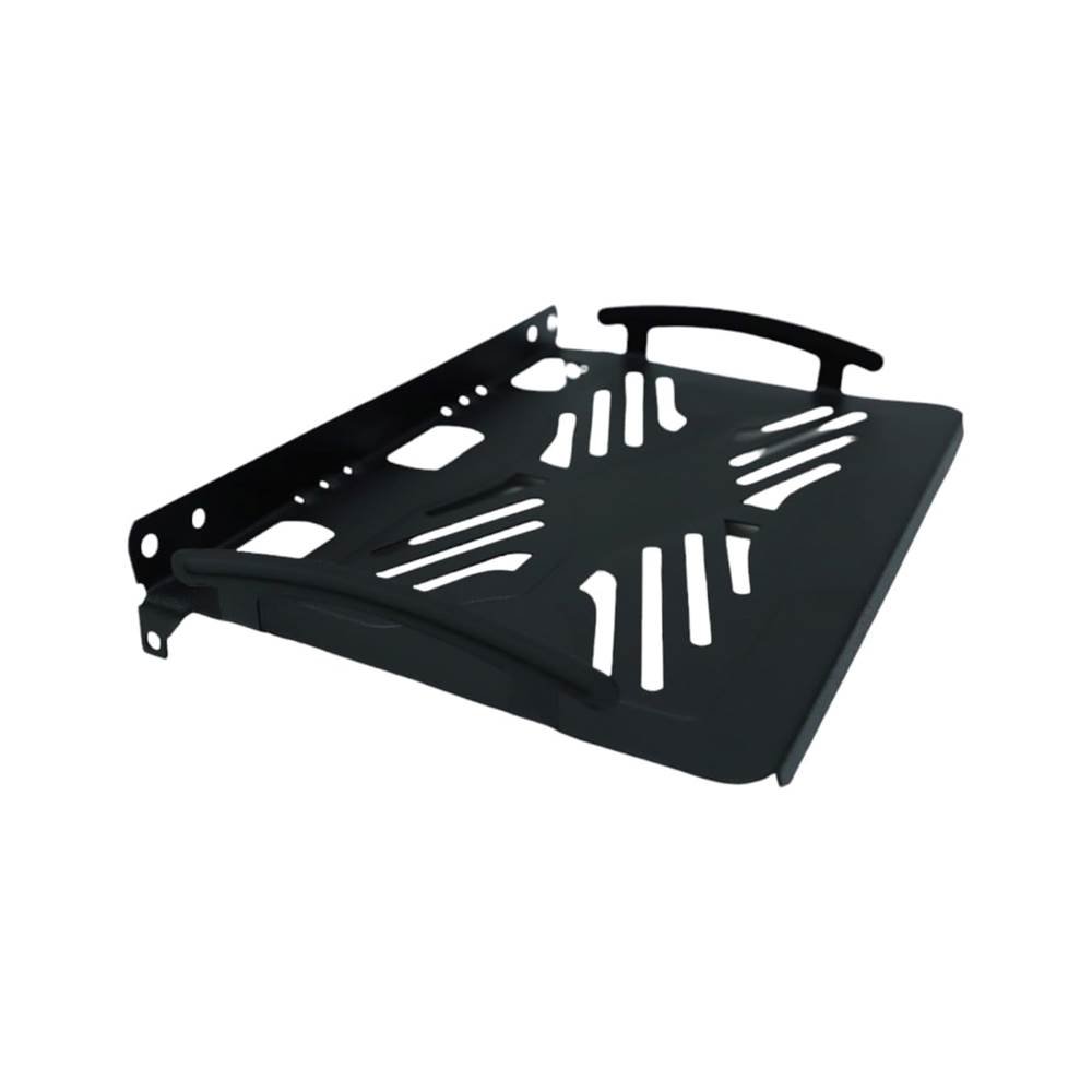 Set Top Box Wall Shelf Stand for DTH Setup Box, Dish Receiver, WiFi Router Organiser, Multipurpose Metal Wall Mount Shelf for Home Decor (Iron, Black, 5Kg Load Capacity)