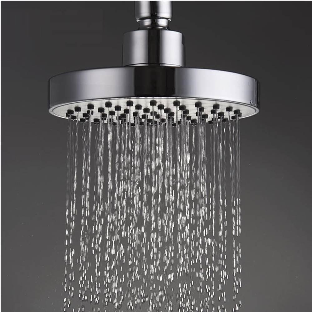 Rain Shower Head with 4" Inch Shower Arm, Lauxury Bathroom Celing Shower, With Teflon Tape And Wall Flange
