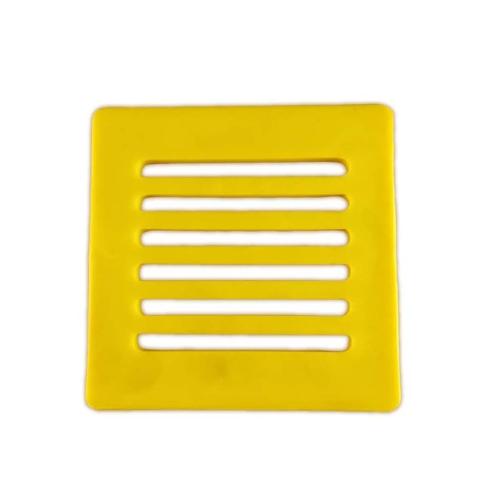 Square Grating PVC Floor Drain | Plain Water Drain Cover/Jali/Floor Trap/Floor Grating for Bathroom & Kitchen