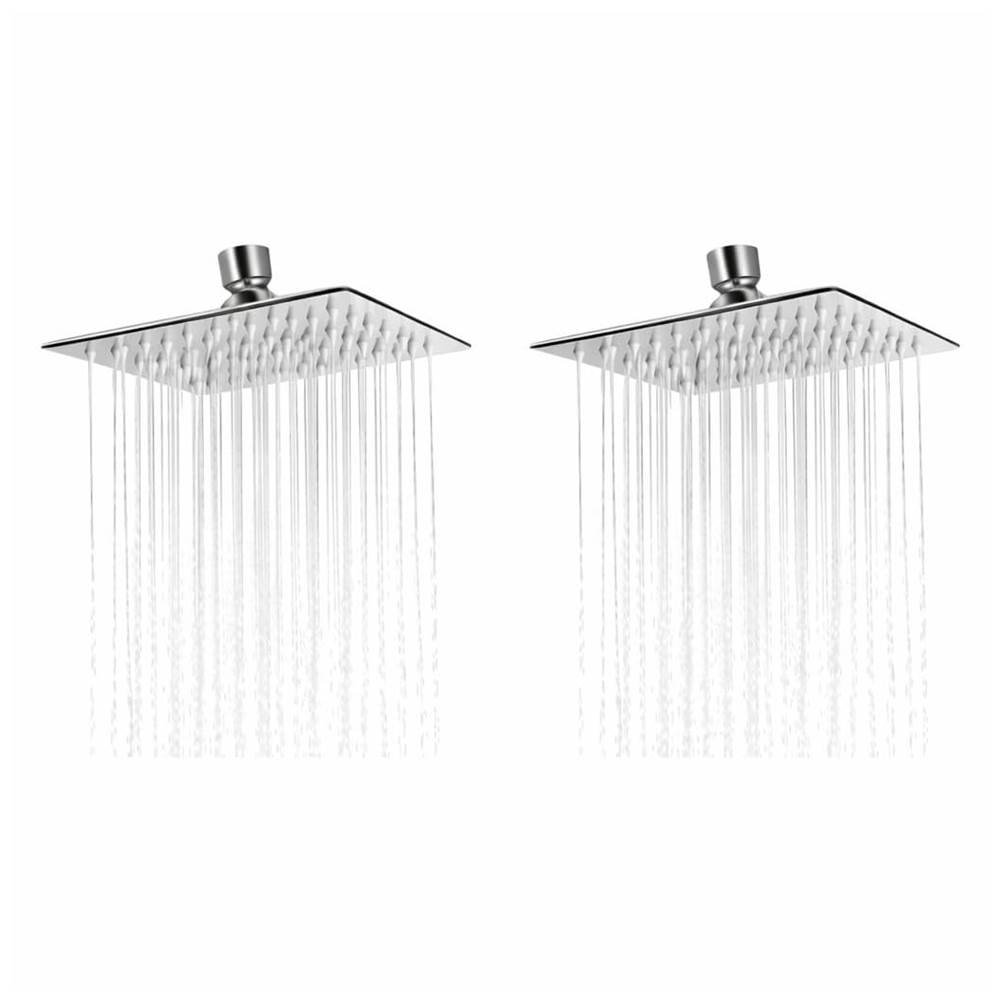 Premium 4x4 Inch Stainless Steel Shower Head SS-304 | Square Rainfall Showerhead | Rust & Corrosion Resistant (Pack of 1)