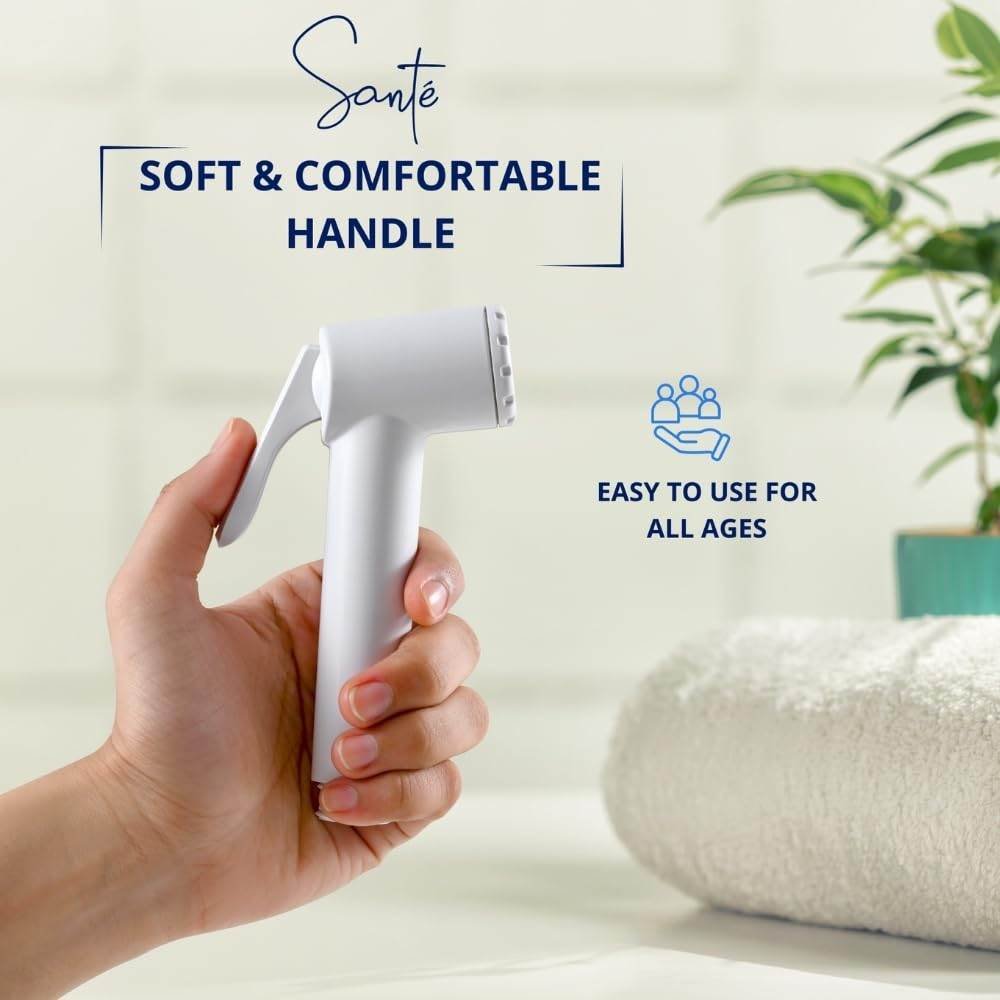 ABS Health Faucet Gun Only,Jet Spray for Toilet- White