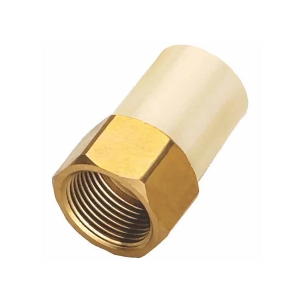 3/4" X 1/2" Inch Brass FTA Hexa CPVC Pack of 1 Pcs