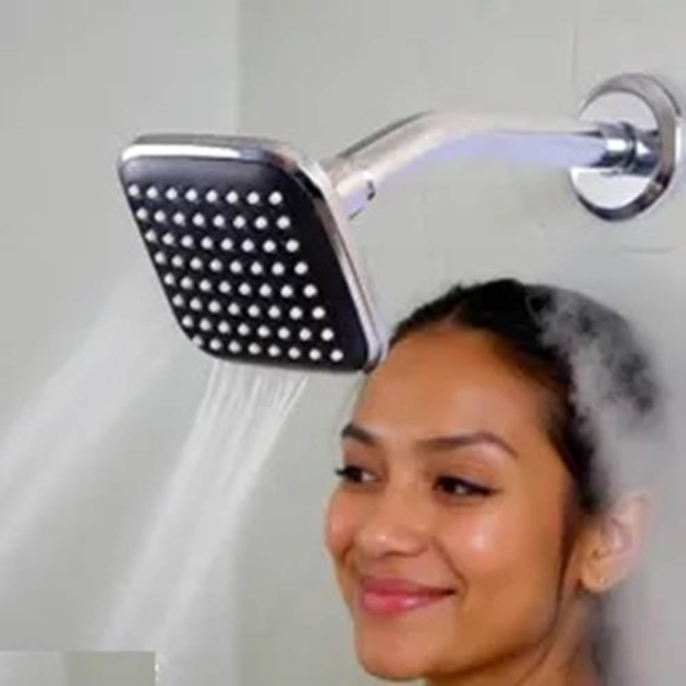 Rain Shower Head, High Flow Stainless Steel Square Rainfall Showerhead, Awesome Shower Experience Even At Low Water Flow